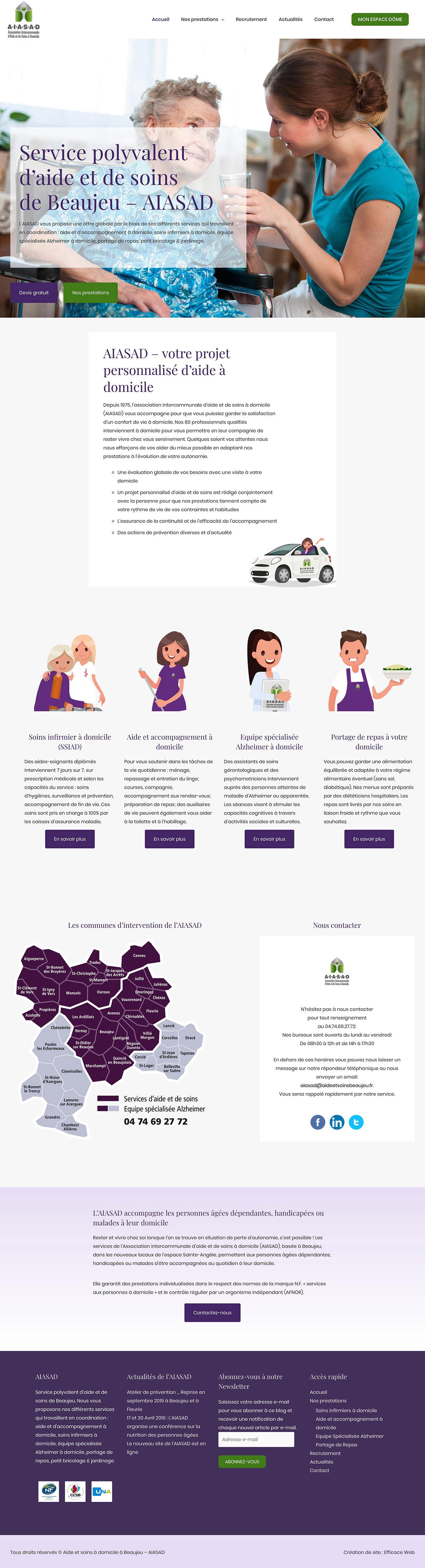 Création du site agence de voyage